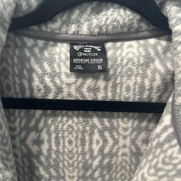Billabong Men’s Sweatshirt Sz XL Boundary Re-Issue Mock Neck Fleece Pullover - Picture 6 of 10